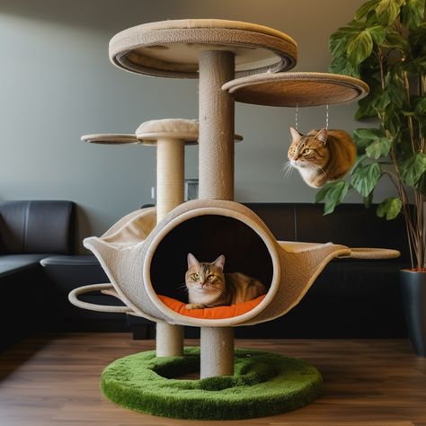 3D Printing Cat Scratching Post For The Wall Big Large Cat Scratcher Tree Tower Wooden platform Cat Tree House| Alibaba.com Cat Scratcher Tree, Unique Cat Trees, Cat Tree House, Tree Custom, Dog Cages, Cat Scratching Post, Cat Scratcher, Scratching Post, Large Cats