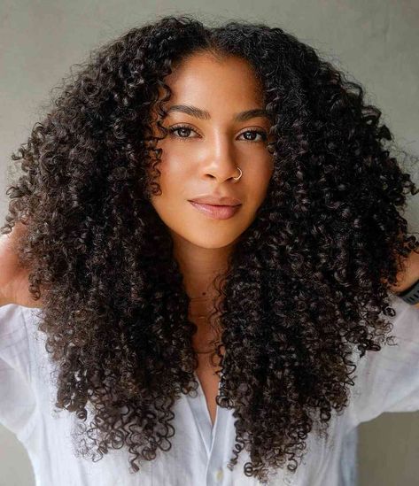 Long Natural Hairstyles, 3c Curly Hair, Cabello Afro Natural, Curly Hair Trends, Natural Curly Hair Cuts, American Hairstyles, Curly Hair Inspiration, Natural Hair Inspiration, Black Hairstyles