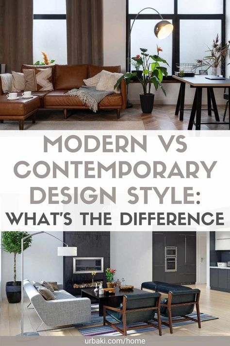 Contemporary Vs Modern Interior Design, Modern Vs Contemporary Design, Fall Lock Screen, Contemporary Interior Design Style, Monochrome Interior Design, Contemporary Vs Modern, Modern Contemporary Interior Design, Bauhaus Interior, Contemporary Home Interior