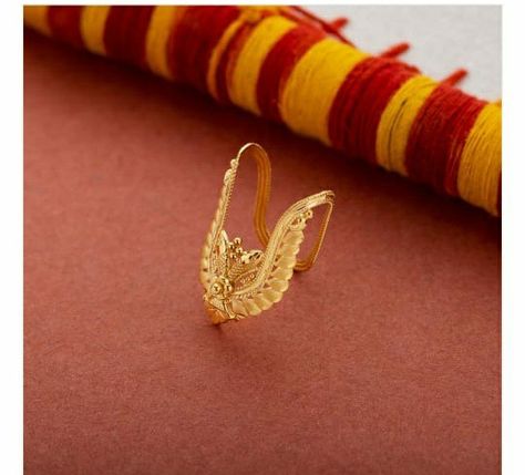 Vanki Ring Gold, Vanki Ring Gold Plain, Gold Jewellery For Women, Vanki Ring, Hindu Jewelry, Marriage Jewellery, Plain Gold Ring, Gold Jewelry Outfits, Modern Gold Jewelry