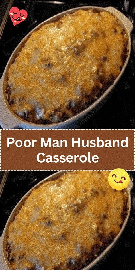 Feed your family a budget-friendly and comforting meal with this Poor Man Husband Casserole. Layers of ground beef, noodles, and cheese come together for a satisfying dish. Husband Casserole, Mexican Food Ideas, Cheap Casseroles, Chicken And Rice Dinner, Cheap Casserole Recipes, One Pot Chicken And Rice, Yummy Casserole Recipes, Quick Family Meals, Rice Dinner