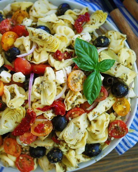 Artichoke Pesto Pasta Salad Tortellini Artichoke Pasta Salad, Pesto Tortellini Salad, Artichoke Pasta Salad, Artichoke Pesto, Southern Discourse, Bowtie Pasta Salad, Artichoke Salad, Pesto Salad, Pesto Tortellini