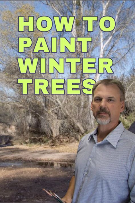 How To Paint Tree Branches, Tree Branch Painting, Winter Scenes Wonderland, Learn Oil Painting, Canvas Art Painting Acrylic, Painting Videos Tutorials, Painting Instructions, Painting Trees, Acrylic Art Projects