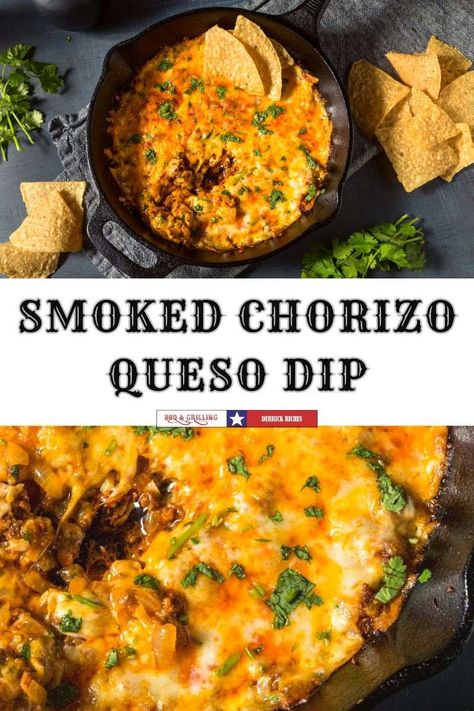 Chorizo Queso Dip, Chorizo Queso, Cheese Sauces, Ground Beef Seasoning, Sausage Seasoning, Mexican Chorizo, Hot Cheese, Pellet Grill Recipes, Cast Iron Skillet Recipes