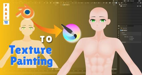 Blender Character Modeling Series This video is PART-12 of this Character Modeling Series, In this video, we are going to continue our Texture painting part. In the previous video, we used Blender to get the base texture and now we are going to use Krita to add shade on that texture, Hope you are familiar with Krita or you can use your choice of program. Blender Character, Blender Character Modeling, Blender Tips, 3d Things, 3d Modeling Tutorial, 3d Blender, Normal Map, Blender Tutorial, Texture Paint