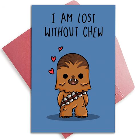 Star Wars Postcard, Star Wars Anniversary Card, Star Wars Pick Up Lines, Star Wars Puns, Nerdy Valentines, Valentines Proposal, Star Wars Valentines, Star Wars Cards, Star Wars Quotes