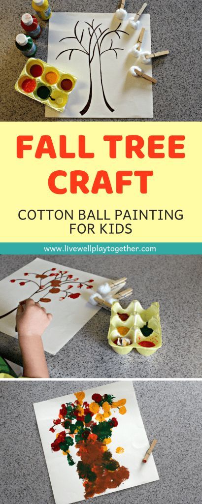 Looking for a fun fall craft? This Fall Tree Craft is a fun cotton ball painting activity for toddlers & preschoolers. Painting with cotton balls is a great fine motor activity, too! Painting With Cotton Balls, Cotton Ball Painting, Fall Tree Craft, Fall Crafts For Toddlers, Ball Painting, Fine Motor Activity, Activity For Toddlers, Fun Fall Crafts, Autumn Activities For Kids