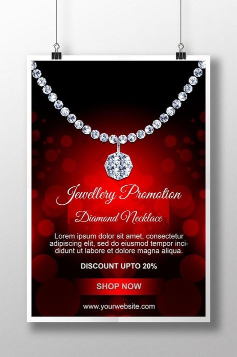 Jewellery Promotion Poster Of Diamond Necklace Design#pikbest# Jewellery Poster Design, Jewelry Poster Design, Jewellery Poster, Jewelry Poster, Jewelry Banner, Jewellery Advertising, Jewelry Promotion, Promotion Poster, Jewellery Showroom