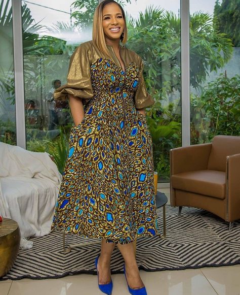 Ankara Flare Dress, Kitenge Styles, Flare Gown Styles, Maternity Styles, Ankara Long Gown Styles, Shweshwe Dresses, African Designs, African Outfits, Ankara Dress Styles