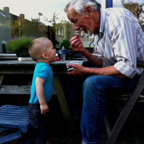 Grandpa and grandson eating raspberries... Grandpa And Grandson, Chestnut Springs, Native Gardens, Photography Assignments, Native Garden, Growing Old, Stop Motion, Chestnut, Boxing