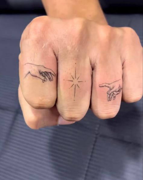 Mens Tatoos Ideas Hand, Mini Tats For Guys, Small Guy Tattoos Men, Micro Tattoo Men, Tatto For Man Men Tatoo, Men’s Finger Tattoos, Tiny Tattoos For Men, Finger Tats Men, Finger Tattoos Men