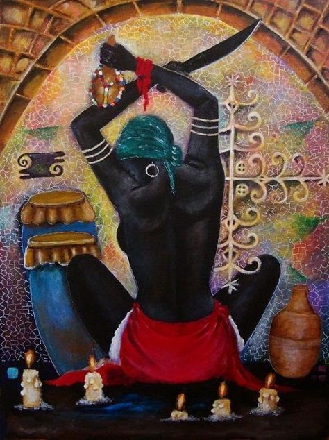 Haitian Culture, Magical Women, Haitian Art, Black Consciousness, African Spirituality, African Home Decor, Afrocentric Art, Meaningful Art, Sea Witch