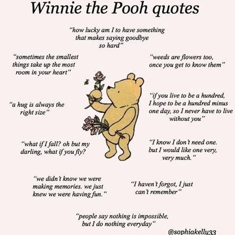 Winnie The Pooh quotes, favorite quotes, Winnie The Pooh, fav, quotes Winnie The Pooh Quote, จีซอง Nct, Motivation Positive, Winnie The Pooh Quotes, Pooh Quotes, Senior Quotes, Disney Quotes, Poem Quotes, Book Ideas