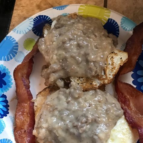 Creamed Beef for SOS Hamburger Gravy Recipe, Hamburger Casseroles, Sos Recipe, Hamburger Gravy, Creamed Chipped Beef, Beef Casseroles, Creamed Beef, Recipe Crockpot, Chipped Beef