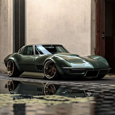 Vintage Super Cars, 1970 Stingray Corvette, 1970s Corvette, Corvette Old, Corvette Classic, Old Corvette, Close Calls, Old Sports Cars, Cars Jdm