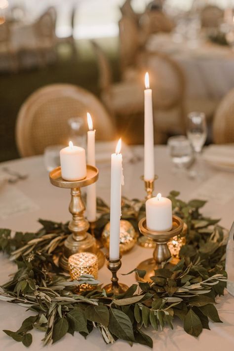 Cheap Wedding Table Centerpieces, Romantic Wedding Centerpieces, Candlestick Centerpiece, Candle Sticks Wedding, Candle Wedding Centerpieces, Wedding Lighting, Wedding Centerpiece, Wedding Table Centerpieces, Wedding Candles