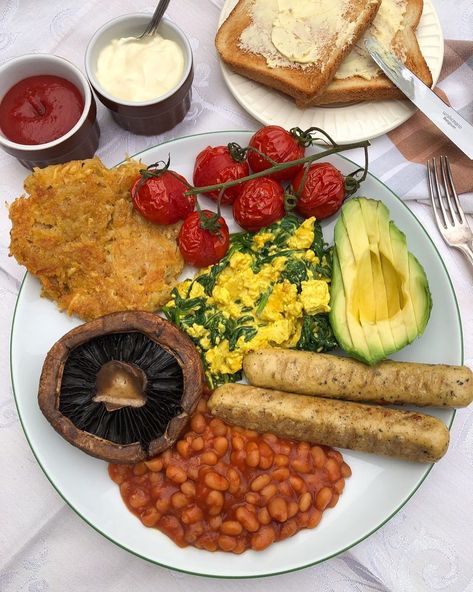 Vegan English Breakfast, Vegetarian English Breakfast, British Breakfast, Vegan Breakfast Easy, Full English Breakfast, English Breakfast, Bougainvillea, Vegan Breakfast, Easy Vegan