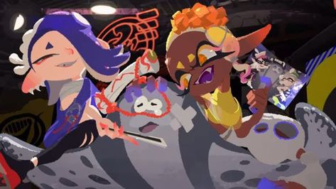 Splatoon Memes, Splatoon Art, Splatoon 2 Art, Splatoon 3, September 1st, Squid Game, Squid Games, Art Tutorials Drawing, Laptop Wallpaper