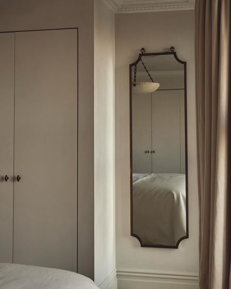 M U R U D É | Bedroom details from our Riverside Residence project. Design: @murude.studio Photography: @benandersphotographer Mirror: @collierwebb… | Instagram Sliding Door With Mirror, Door With Mirror, Pocket Sliding Door, 2024 Bedroom, Bedroom Details, Hospitality Design, Project Design, Residential Design, Kitchen Renovation