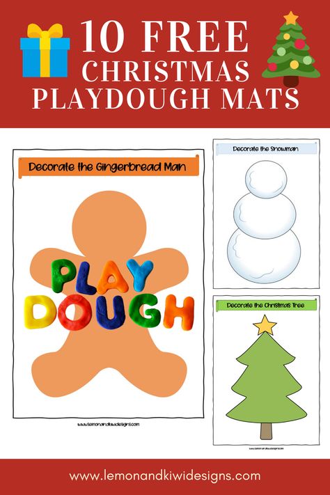 Christmas Play Dough Mats, Christmas Playdoh Mats Free, Christmas Play Doh Mats, Christmas Playdough Mats Free Printables, Family Playdough Mats, Winter Playdough Mats, Christmas Playdough Mats, December Centers, Christmas Playdough