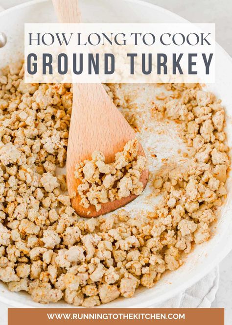 Cooking Ground Turkey, How To Cook Ground Turkey On Stove, How To Cook Ground Turkey, Turkey Oven, Crockpot Ground Turkey, Healthy 2025, Seasoned Ground Turkey, Turkey In Oven, Ground Turkey Recipe