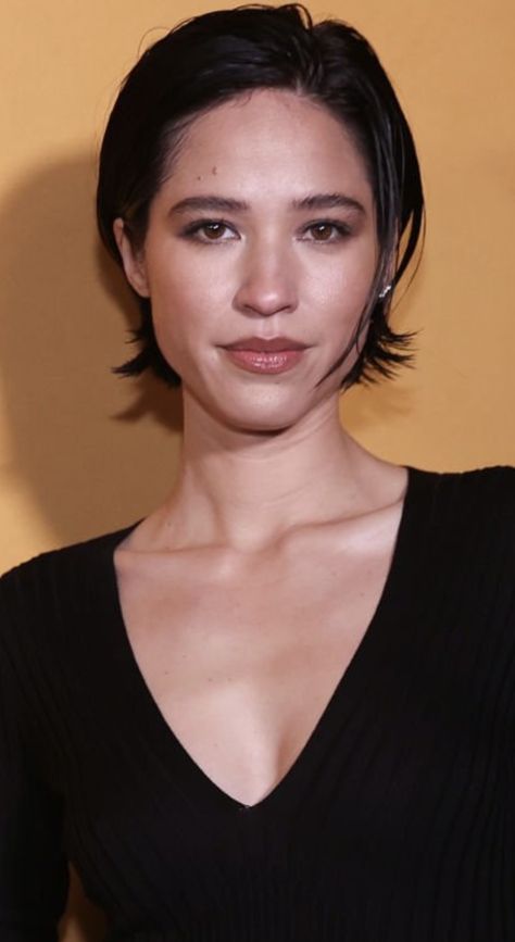 Feminine Short Hair Oval Face, Katie Maloney Hair Short, Kelsey Asbille Short Hair, Katie Maloney Hair, Short Hair Vintage, Vintage Pixie Cut, Asian Bob Haircut, Girls Pixie Cut, Kelsey Chow