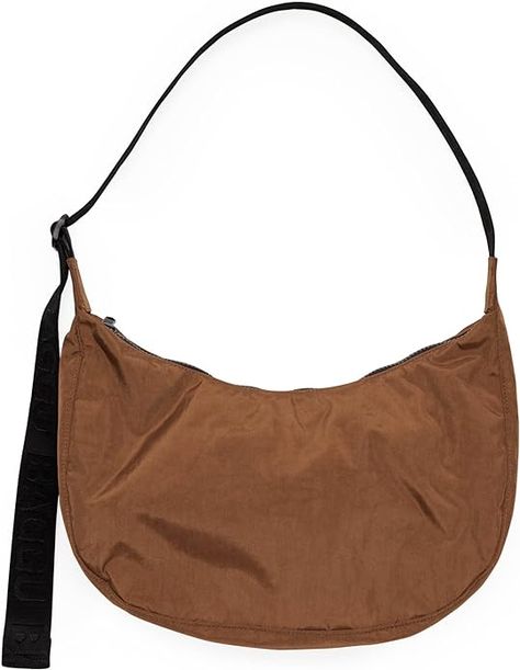 Brown Baggu Crossbody Sling Bag Medium Crescent Urban Outfitters Baggu Bag, Baggu Leather, Mini Makeup Bag, Baggu Bags, Grey Crossbody Bag, Crescent Bag, Search Icon, Reusable Shopping Bags, Best Bags