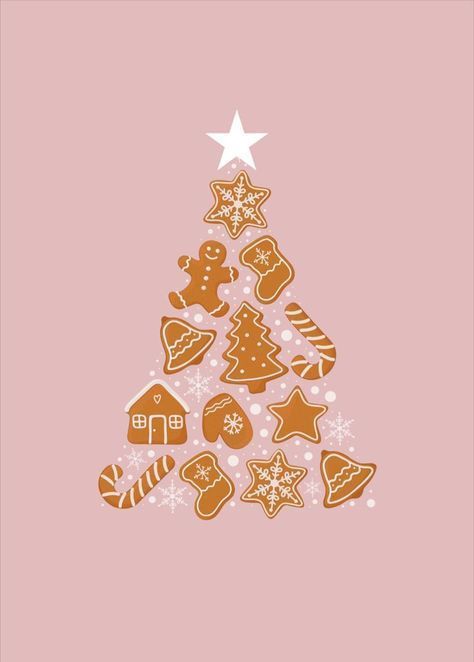 Online Services, Pink Christmas, One Color, No More, Picture Frame, Gingerbread, Ginger, At Home, Christmas Tree