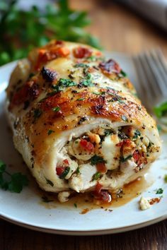 Chicken Breast Ideas, Utah Recipes, Stuffed Chicken Breast Recipes, Stuffed Chicken Recipes, Lamb Steak, Stuffed Chicken Breast, Herb Stuffing, Chicken Breast Recipe, Dinner Night