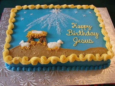 Happy Birthday Jesus Cake, Jesus Birthday Cake, Jesus Cake, Happy Birthday Jesus Party, Jesus Birthday Party, Jesus Birthday, Kids Christmas Party, Happy Birthday Jesus, Christmas Jesus