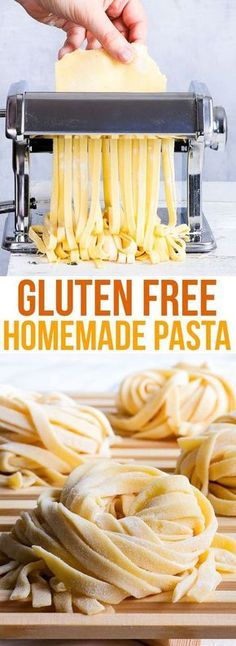 Gluten Free Pasta Recipe, Homemade Gluten Free Pasta, Pasta From Scratch, Gluten Free Lunch, Homemade Gluten Free, Pasta Dough, Gluten Free Dairy Free Recipes, Never Go Back, Gluten Free Eating