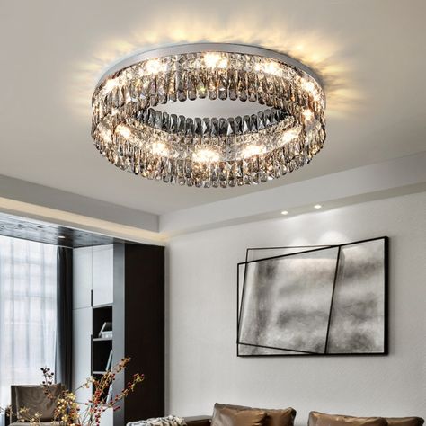 The Giano Crystal Ceiling ceiling lamp is theperfect way to add a touch of luxury to any room. a blend of style and functionality for your interiors. These modern, dimmable lights, crafted from crystal and stainless steel, a blend of style and functionality for your interiors. A modern and elegant addition to any room in your home. . . Find the lamp on the web: https://korewolamp.com/collections/ceiling-light/products/giano-crystal-ceiling-ceiling-lamp . . Visit us for more： https://korewolam... Modern Chandelier Dining, Gray Crystals, Dining Room Chandelier Modern, Classic Wall Lights, Handmade Chandelier, Dining Chandelier, Classic Chandeliers, Crystal Ceiling Light, Staircase Chandelier