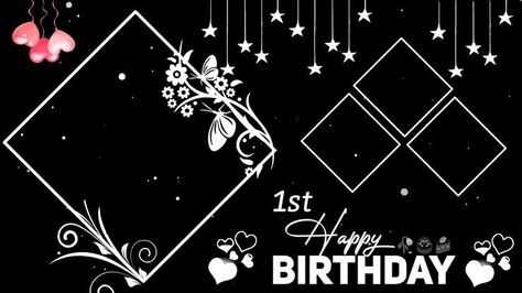 Template Kinemaster, Template Happy Birthday, Black Screen Video, Happy Birthday Black, Birthday Video, Happy Birthday Video, Screen Video, Birthday Songs, Birthday Template