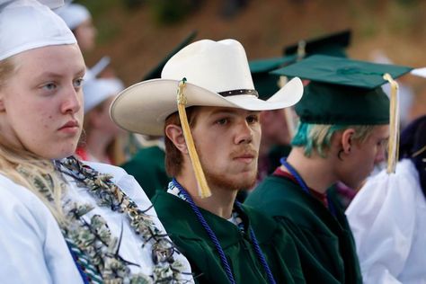 Graduation Hat, High School Classes, Graduation Cap, Cowboy Hat, Senior Photos, Graduation Party, Cowboy Hats, Cowboy, Media