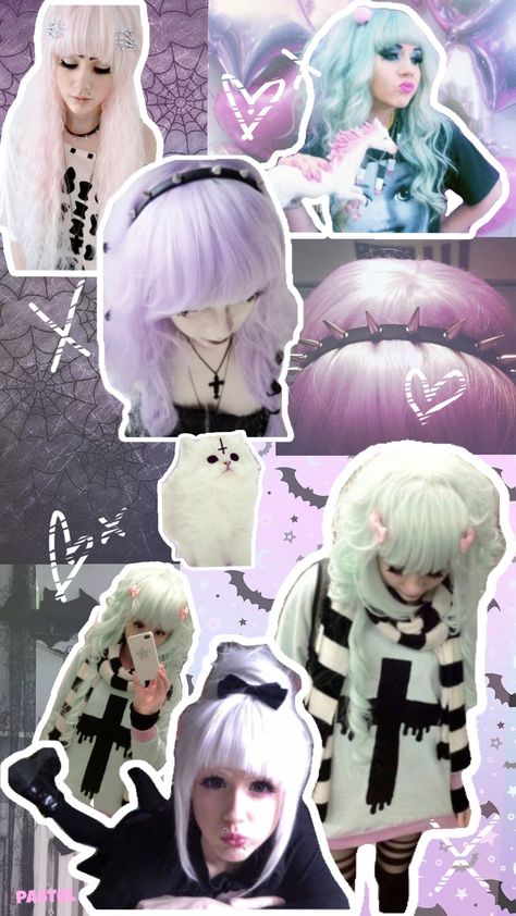 #pastel #goth #pastelgoth Pastel Goth 2000s, Pastel Goth Photoshoot, Pastel Goth 2014 Tumblr, 2014 Pastel Goth, Pastel Goth Header, Pastel Goth 2014, Pastel Goth Pfp, Tumblr Pastel Goth, Goth Person