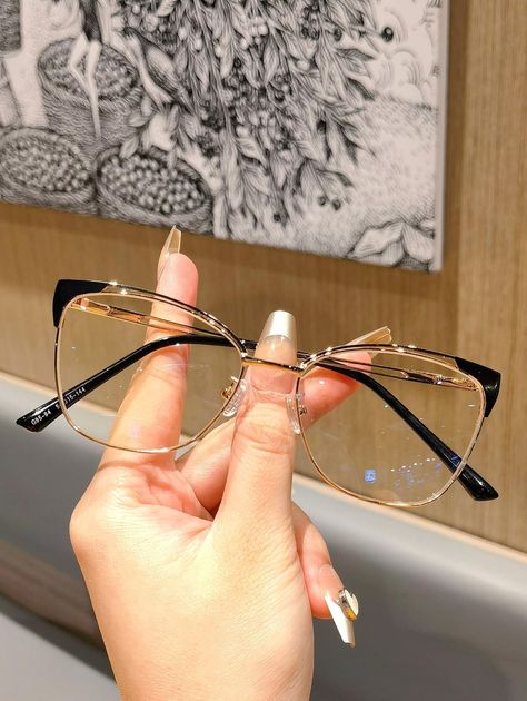 Lens Frames For Women, Cat Frame Glasses, Cat Eye Spectacles Women, Trendy Specs For Women, Metal Frame Glasses Women, Specs Frames Women, Clear Glasses Frames Women, Cute Glasses Frames, Glasses Frames Trendy