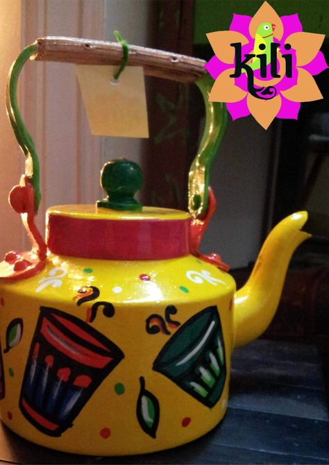 Kettle Painting, Bottle Art, Kitchen Appliances, Quick Saves, Home Decor, Art, Home Décor