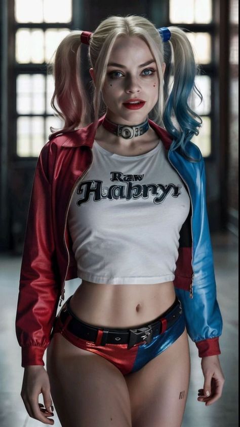 Harley Quinn Disfraz, A Picture, Margot Robbie Harley Quinn, Margot Robbie Harley, Harley Quinn Artwork, Inspector Gadget, Harley Quinn Comic, Inspiration Painting, Harley Quinn Art