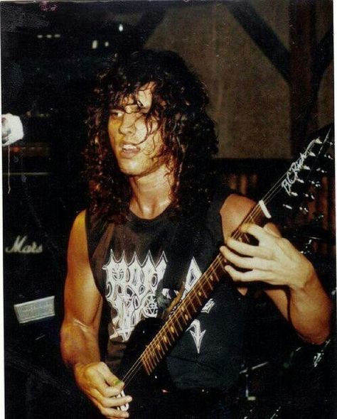 Chuck Schuldiner, Pfp Material, Music Pics, Thrash Metal, Metal Music, Guitar Player, Music Stuff, Metal Bands, Rock Music