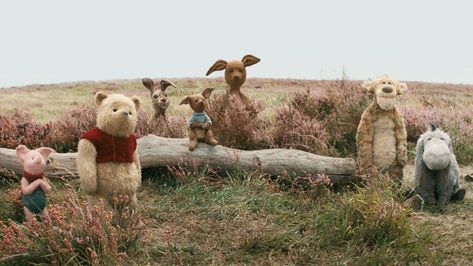 Christopher Robin Christopher Robin Movie, Disney Christopher Robin, Hundred Acre Woods, Living In London, Hayley Atwell, Winnie The Pooh Friends, Rami Malek, Christopher Robin, Disney Live Action