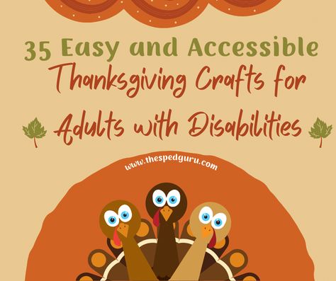 Brown And Orange Bright Minimalist Crafts For Kids Youtube Thumbnail (Facebook Post (Landscape)) (63) Crafts For Adults With Disabilities, Minimalist Crafts, Thanksgiving Crafts For Adults, Thanksgiving Craft Ideas, Decorate Glass Jars, Bright Minimalist, Activity For Adults, Personalised Placemats, Recycled Crayons