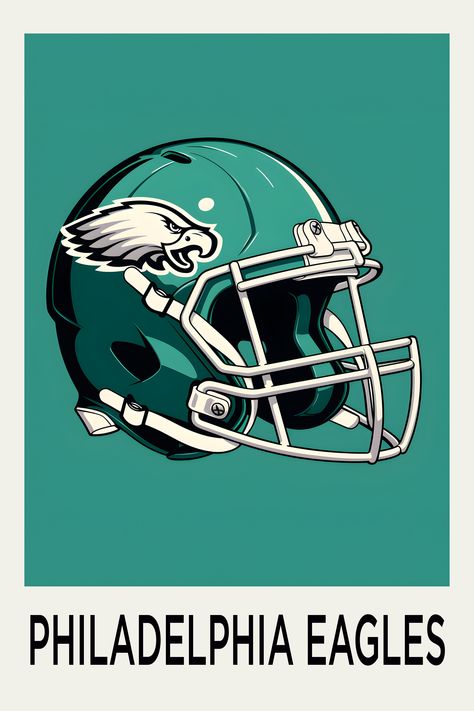 Philadelphia Eagles Iphone Wallpaper, Philadelphia Eagles Art, Philadelphia Eagles Wall Art, Eagles Poster, Philadelphia Eagles Poster, Football Coach Gifts, Philly Eagles, Nfl Gifts, Philadelphia Eagles Football