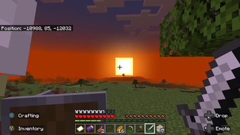 Minecraft sunset with tree on the horizon Minecraft Sunset, Sunset Iphone Wallpaper, Minecraft Creations, Van Gogh, Minecraft, Iphone Wallpaper