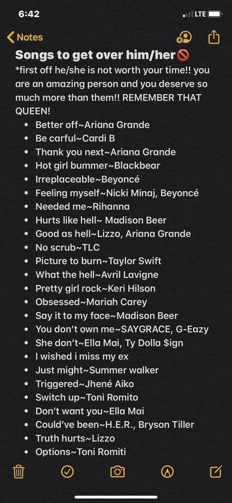 Songs To Help You Get Over Him, Songs To Do It To, Songs About Letting Go, Songs You Need To Listen To, Playlists For Him, Songs For When He Doesnt Like You Back, Songs You Need On Your Playlist, Songs To Listen To When Your Vibing, Songs That Remind Me Of Him