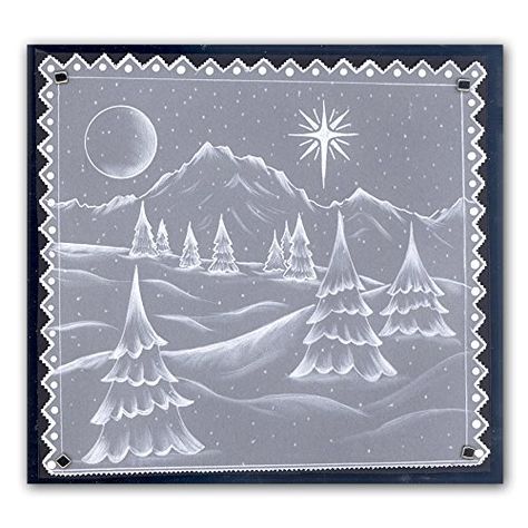 Vellum Crafts, Cottage Winter, Parchment Design, Parchment Crafts, Barbara Gray, Brush Embroidery, Parchment Paper Craft, Vellum Cards, Parchment Cards