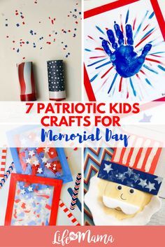 These crafts are fun, patriotic, and the perfect way for your kiddos to spend their Memorial Day. As an added bonus, most of these can also be used for the 4th of July as well! Patriotic Crafts For Kids, Elementary School Craft, Labor Day Crafts, Memorial Day Activities, July Crafts For Kids, Fourth Of July Crafts For Kids, Patriotic Kids, Fourth Of July Crafts, Patriotic Diy