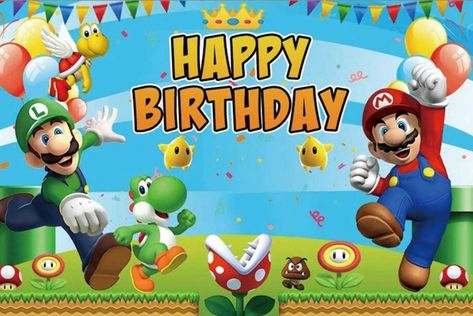 Personalized Party Supplies Baby Shower Party Background | Etsy in 2022 | Personalized party supplies, Party cartoon, Party background Baby Birthday Invitation Card, Cartoon Party, Super Mario Bros Party, Mario Bros Birthday, Baby Birthday Invitations, Happy 7th Birthday, Mario Bros Party, Party Cartoon, Super Mario Birthday