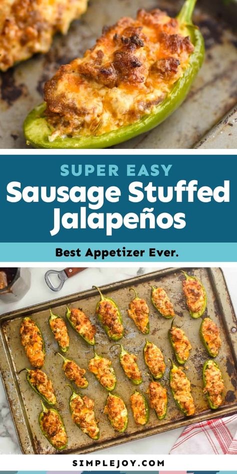 Sausage Stuff Jalapenos, Jalapeño Stuffed Sausage, Italian Sausage Stuffed Jalapenos, Stuff Jalapeno Peppers With Sausage, Stuffed Jalapenos Recipe, Jalapeno Stuffed Peppers, Jalepeno Poppers Sausage, Sausage Stuffed Jalapeños, Spicy Sausage Appetizer