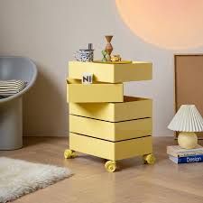 Google Lens Yellow Furniture, Deco Studio, Nordic Living Room, Trolley Cart, Nordic Living, Small Side Table, Drawer Unit, Google Lens, Drawer Storage