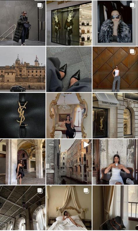 London Feed Instagram, Luxury Ig Feed, Luxury Aesthetic Instagram Feed, Parisian Instagram Feed, Old Money Aesthetic Instagram Feed, Old Money Ig Feed, Clean Ig Feed, Old Money Instagram Feed, Elegant Instagram Feed